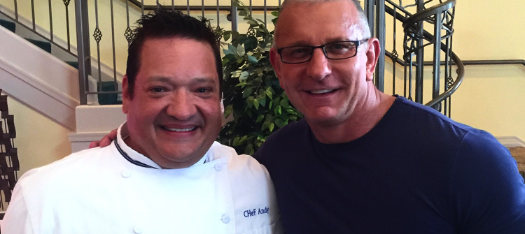 Chef Andy with Celebrity